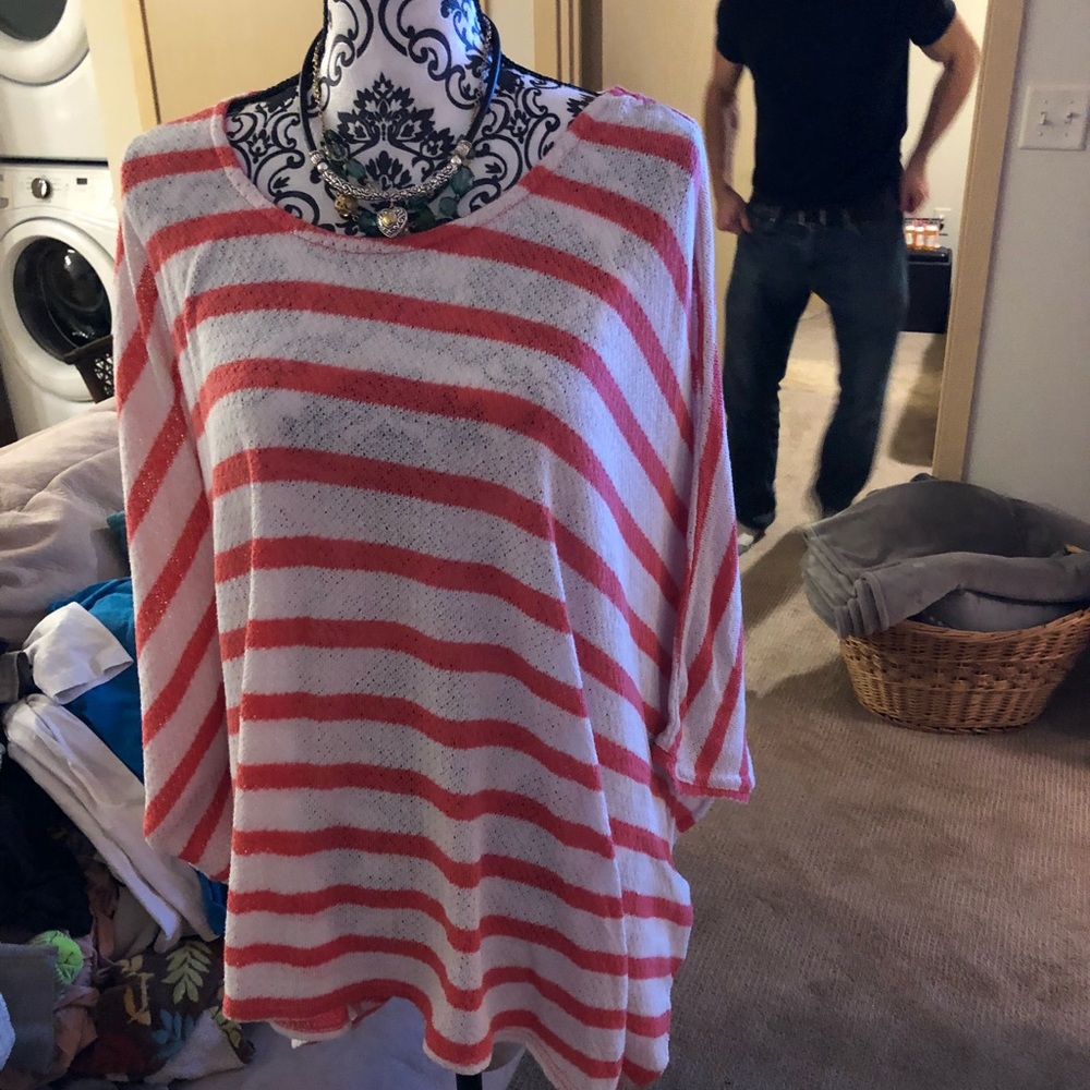 Lane Bryant stripped top size 2x